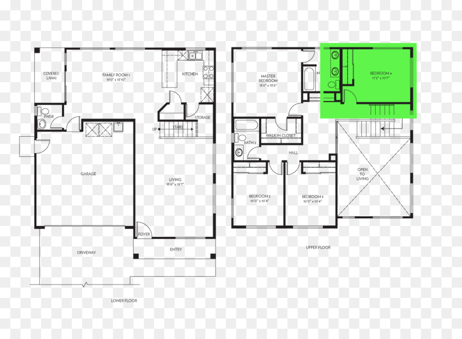 Plan D'étage De La Maison，Architecture PNG