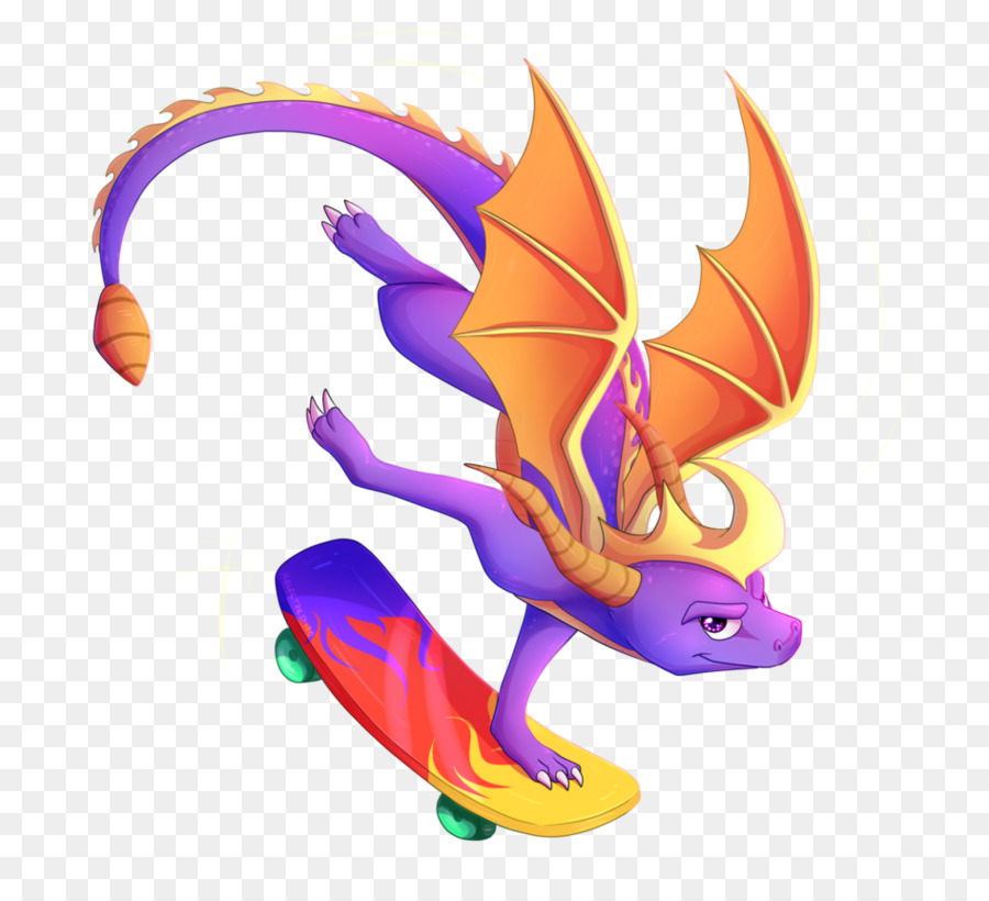 Dragon Violet，Skateboard PNG