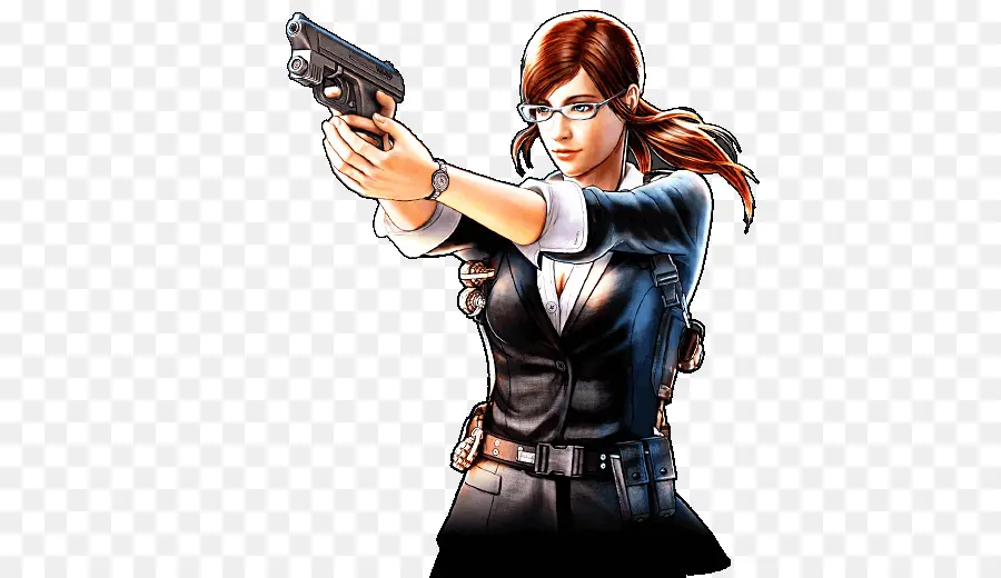 Agent Féminin，Pistolet PNG