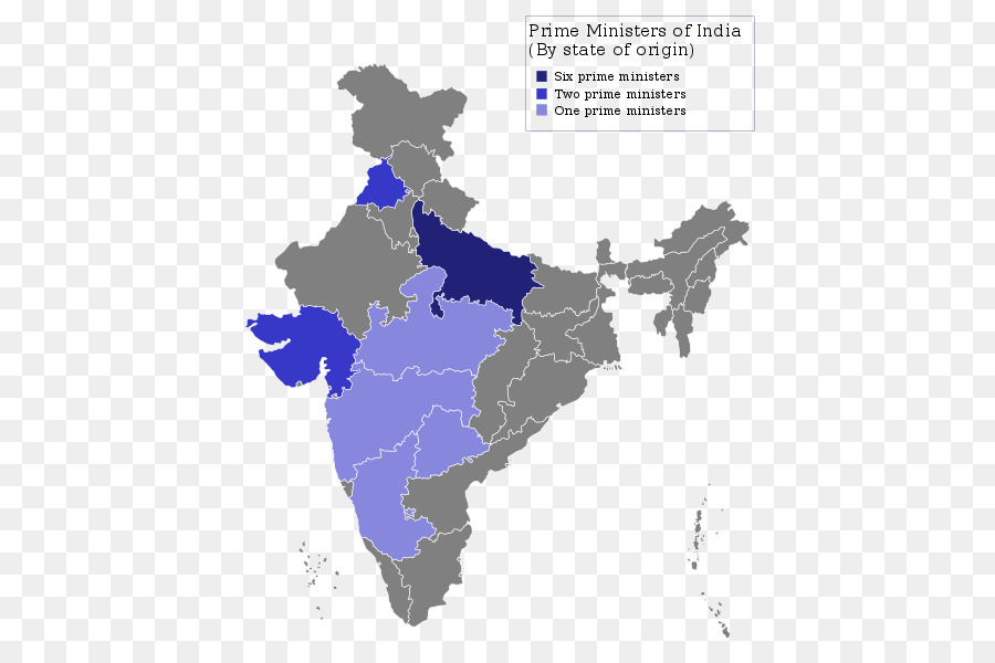 Les états Et Territoires De L Inde，Carte De Vecteur PNG