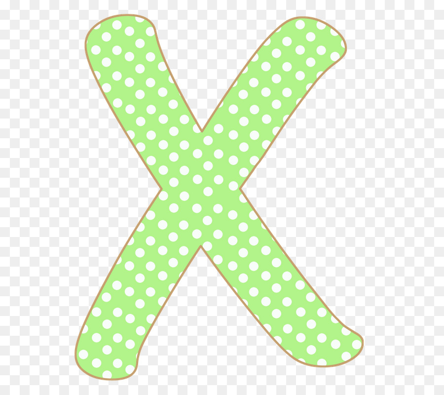 Lettre X，Vert PNG