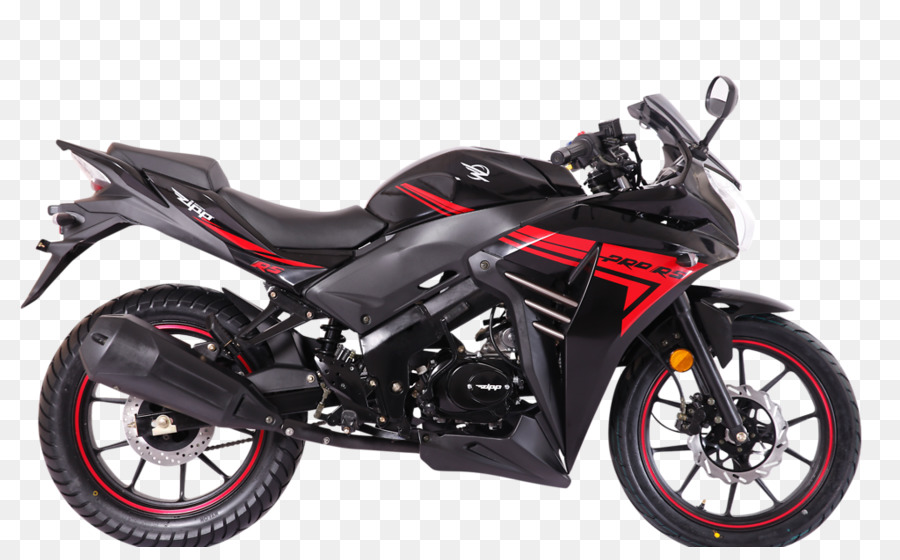 Moto Rouge Et Blanche，Vélo PNG