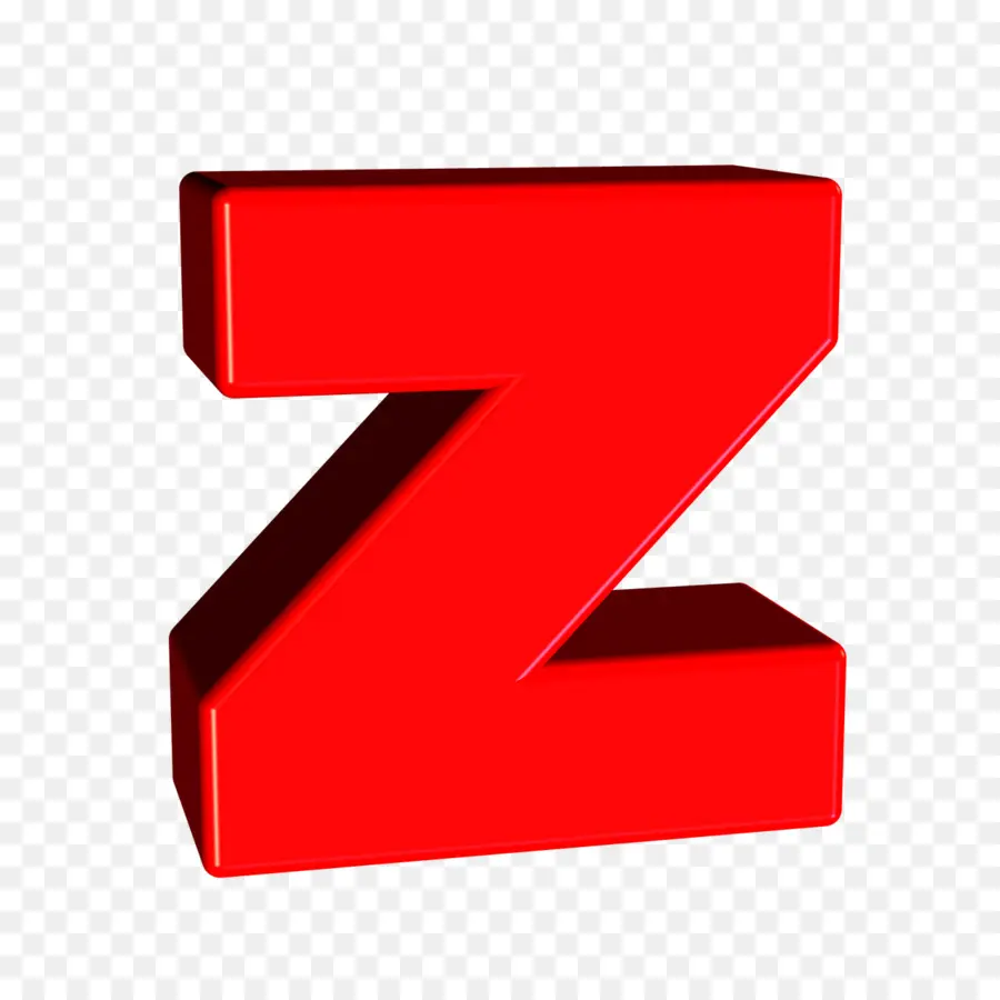 Lettre Z，Rouge PNG