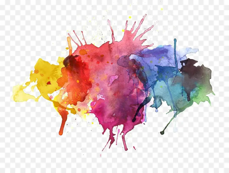 Peinture à L Aquarelle，Peinture PNG