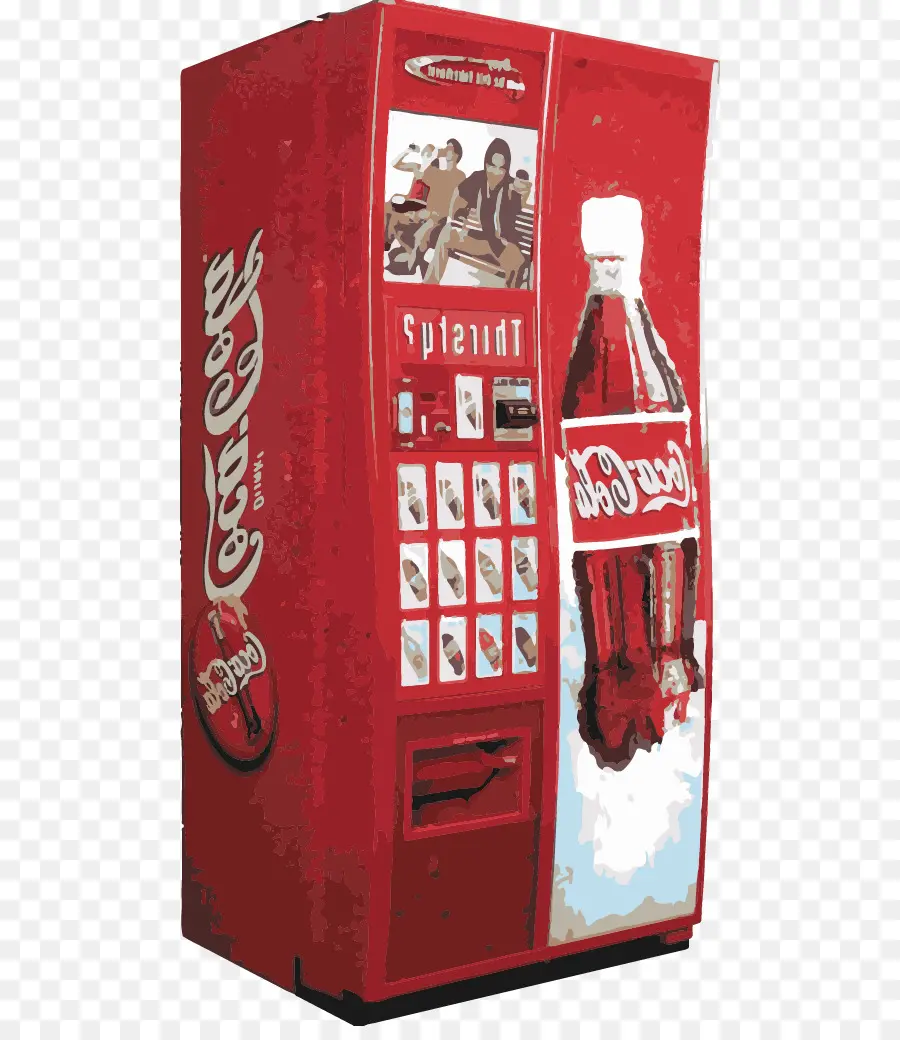 Distributeur Automatique De Coca Cola，Soude PNG