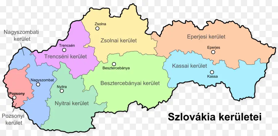 Carte De La Slovaquie，Slovaquie PNG