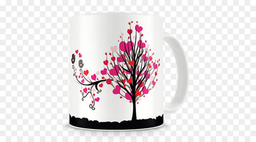 Tasse Arbre Coeur，Tasse PNG