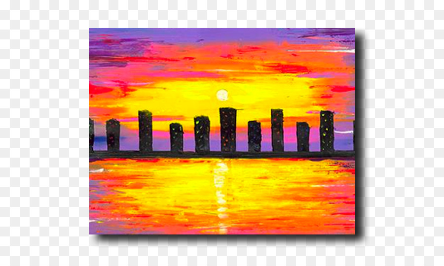 L Impression Sur Toile，Peinture PNG