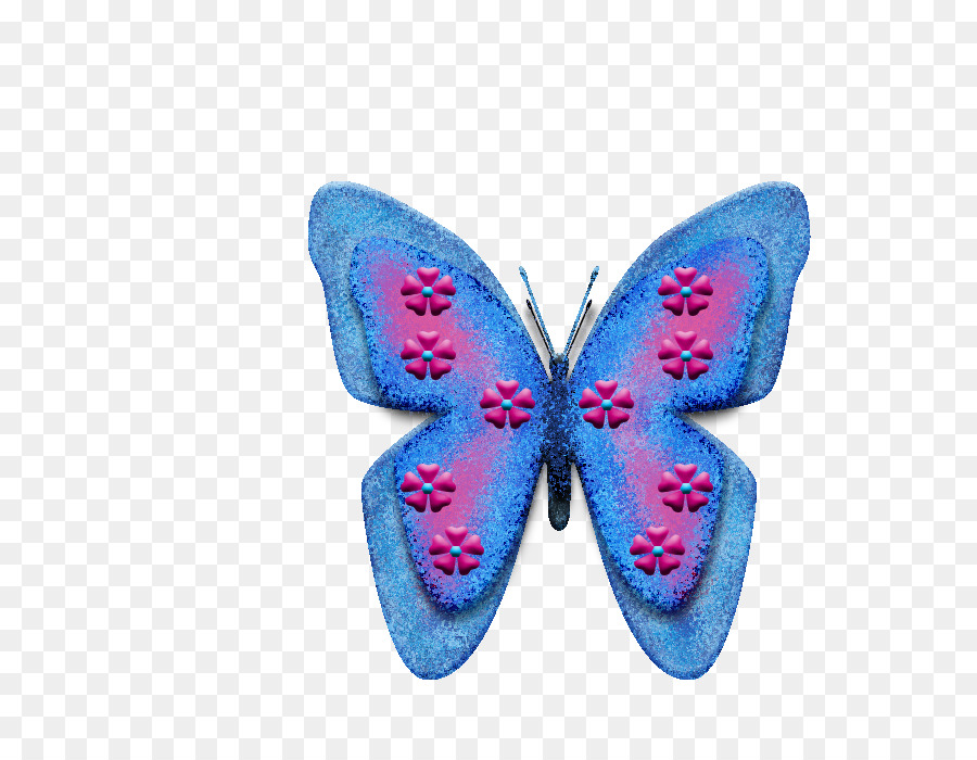 Papillon Bleu，Insecte PNG