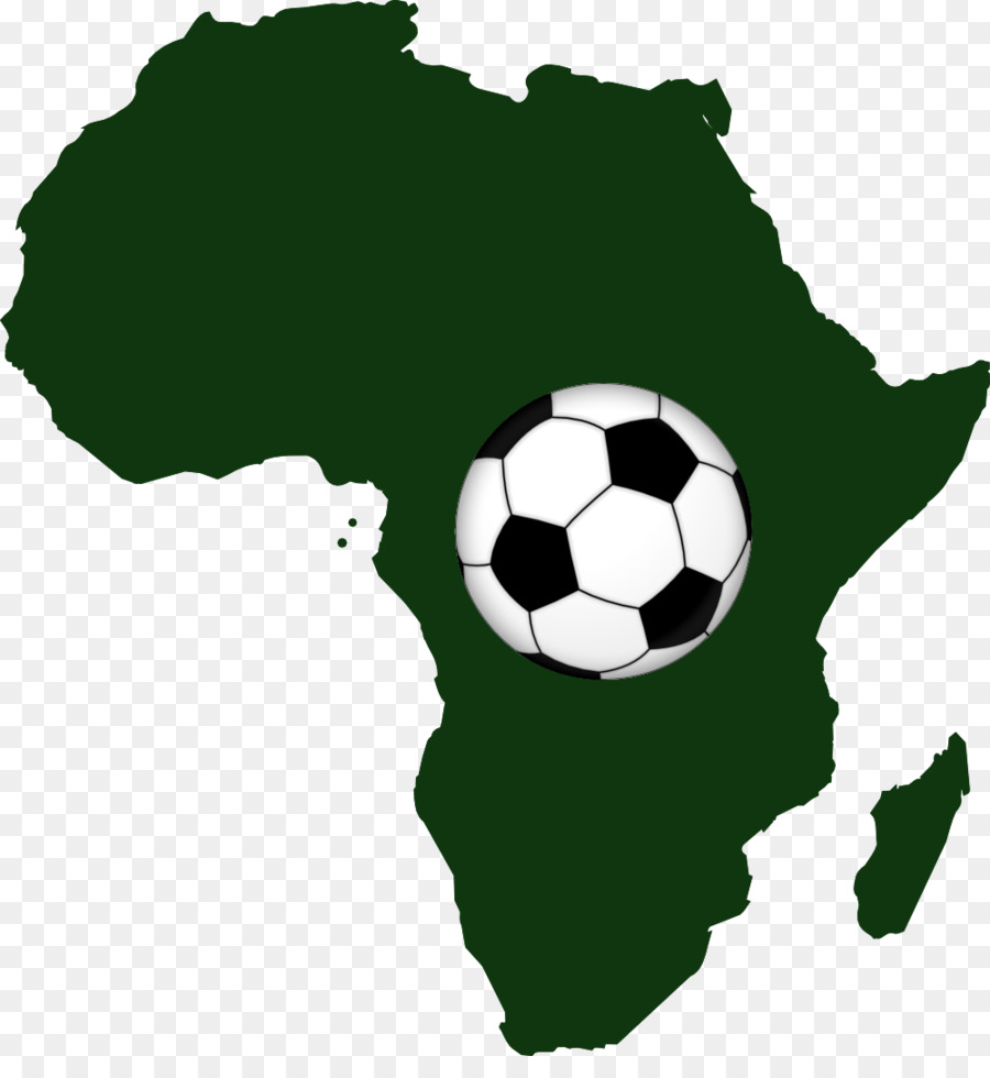 Carte De L'afrique，Ballon De Football PNG