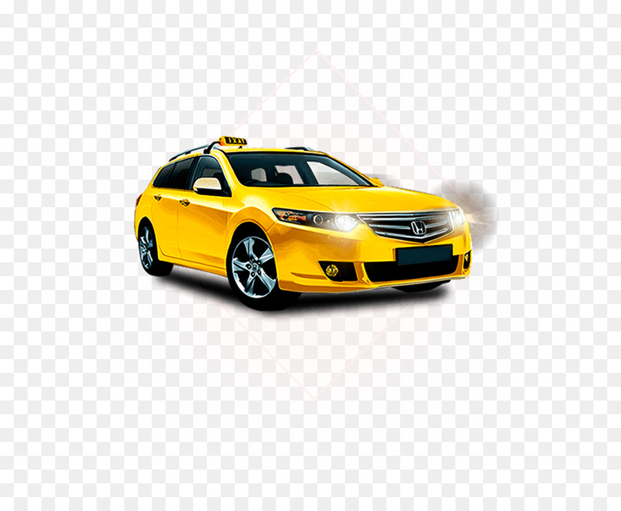 Taxi Jaune，Voiture PNG