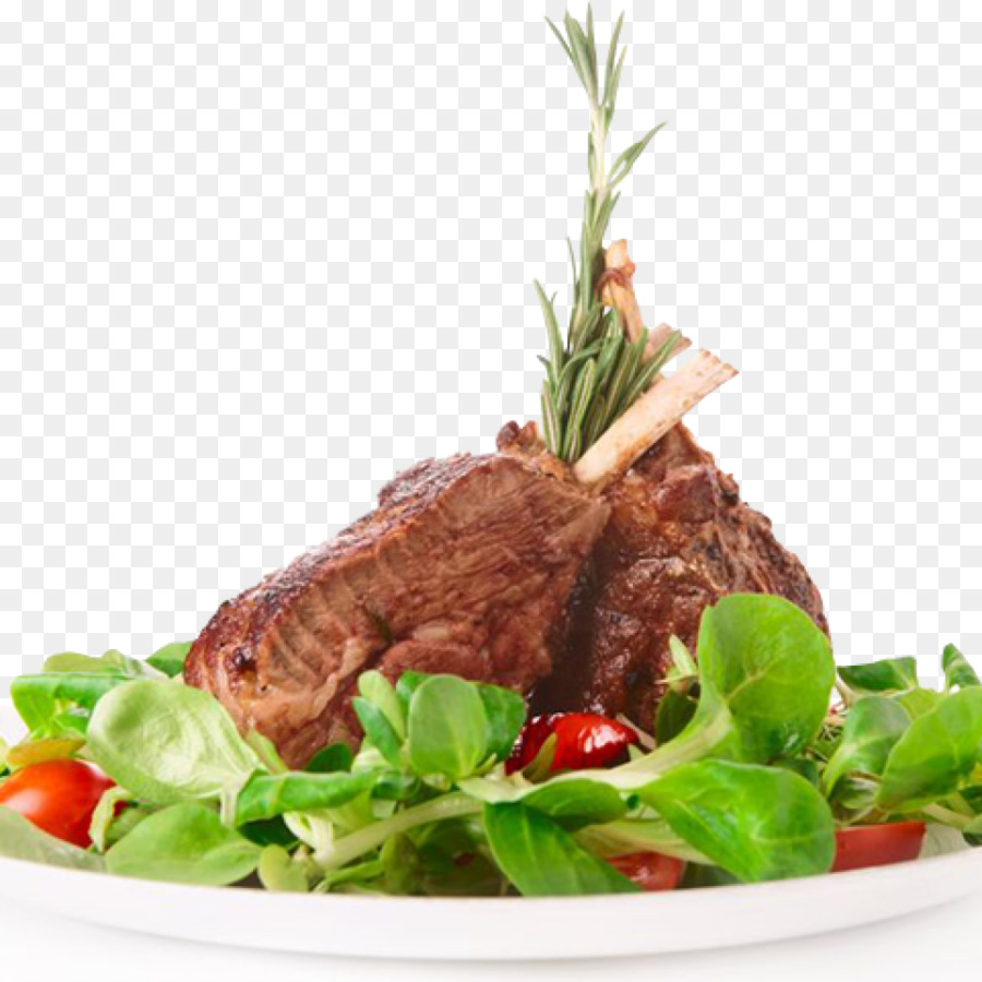 Viande Grillée，Salade PNG