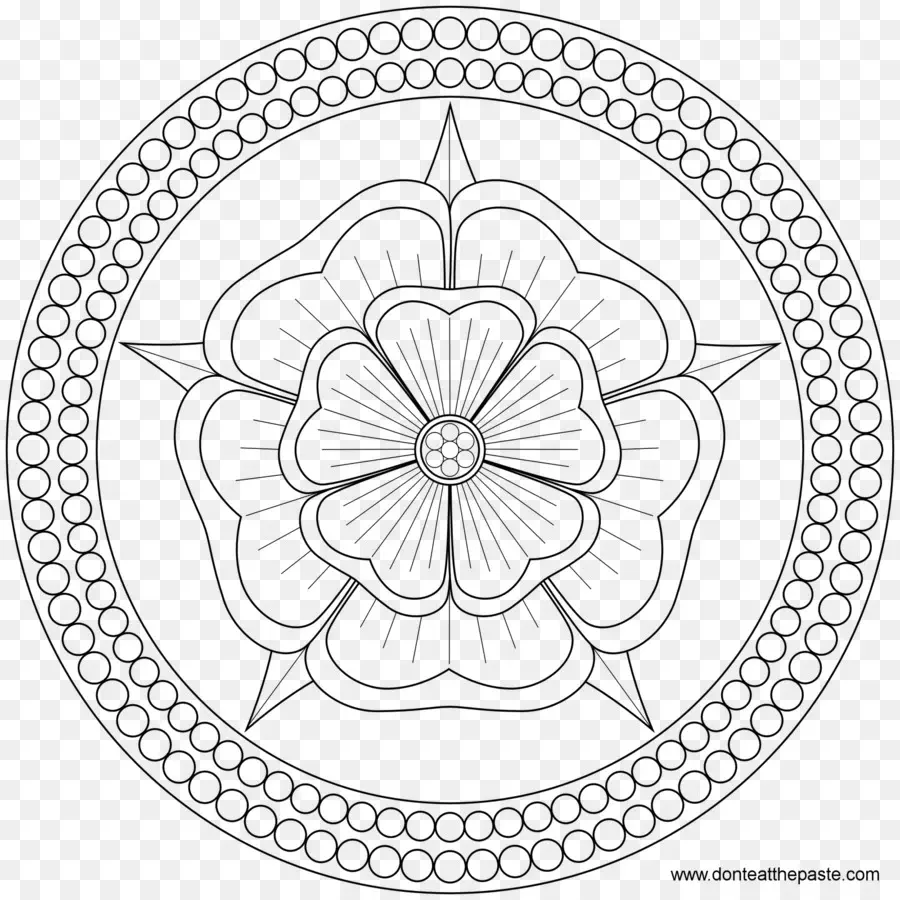 Mandalas，Fleur PNG