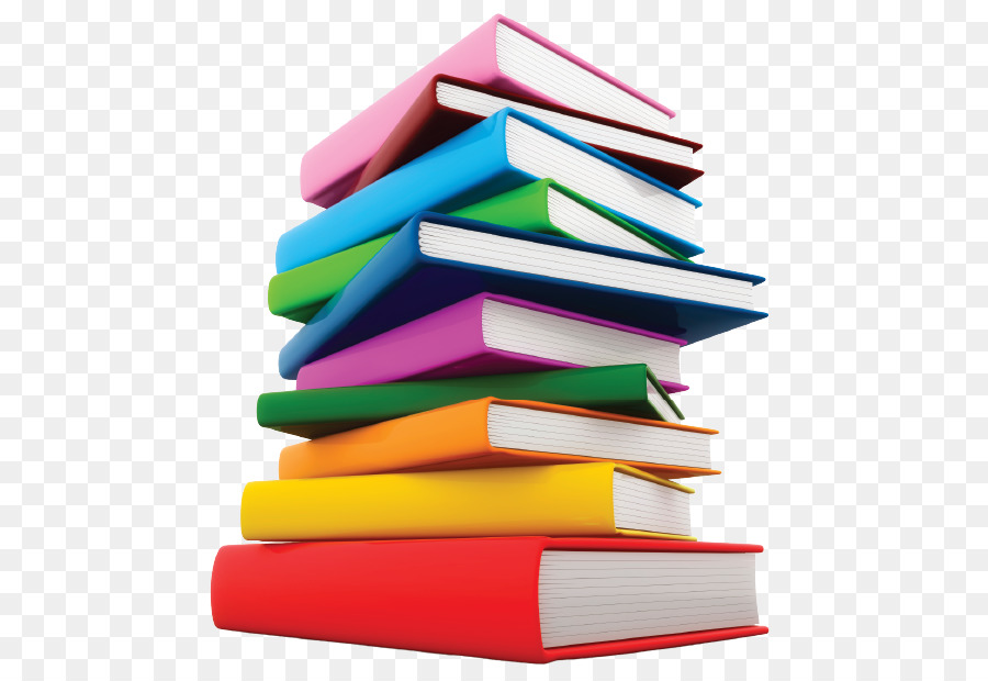 Pile De Livres，Coloré PNG