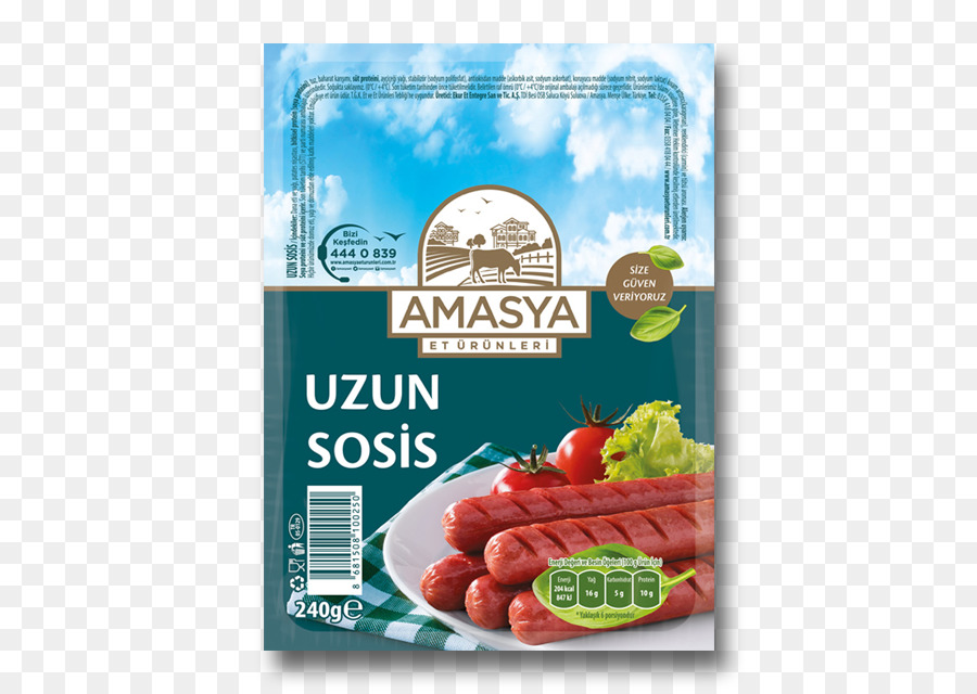 Saucisse D'amasya，Conditionnement PNG