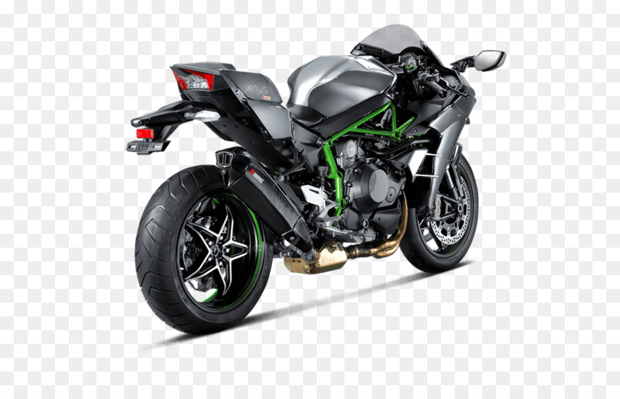 Kawasaki Ninja H2，Système D échappement PNG