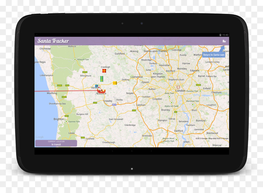 Google Santa Tracker，Le Père Noël PNG