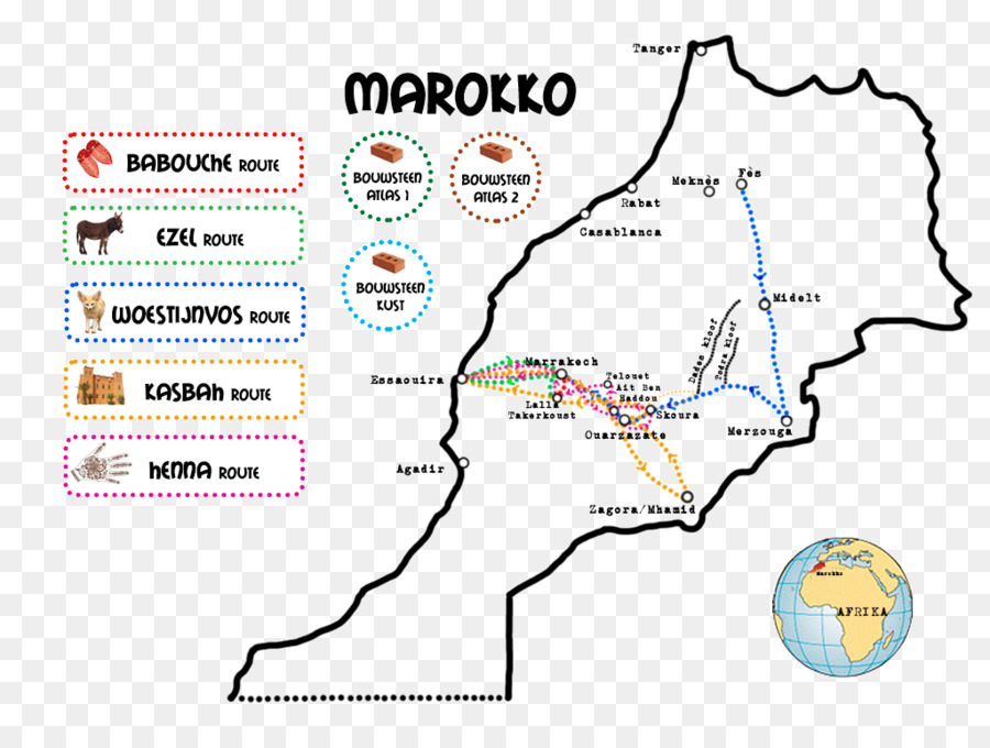 Carte Du Maroc，Pays PNG