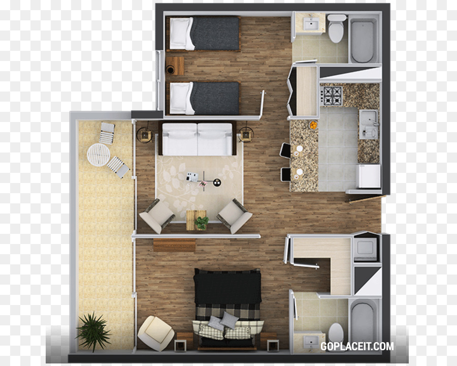 Disposition De L'appartement，Plan D'étage PNG