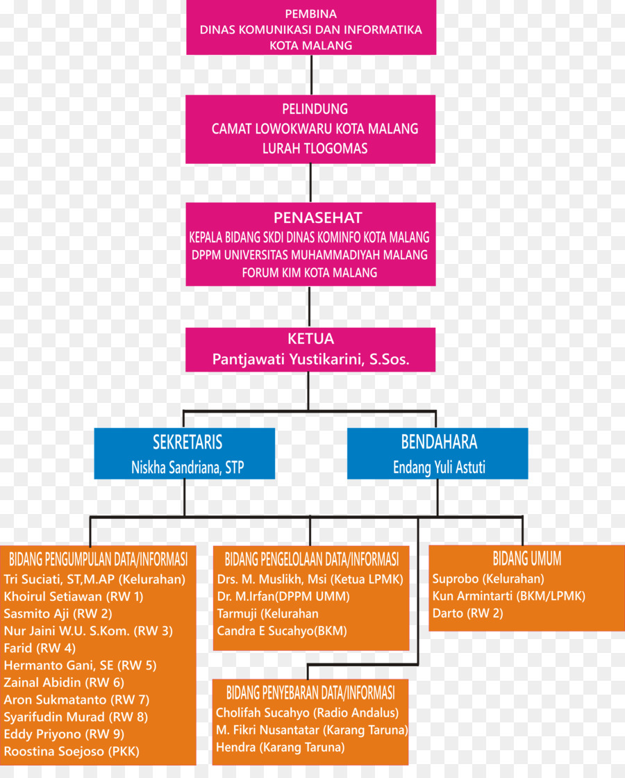 Structure Organisationnelle，Organisation PNG