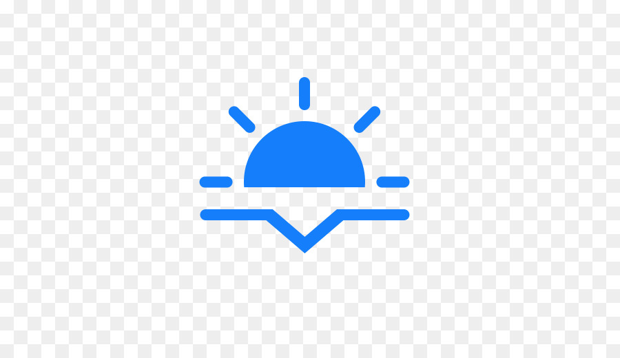 Lever Du Soleil，Bleu PNG