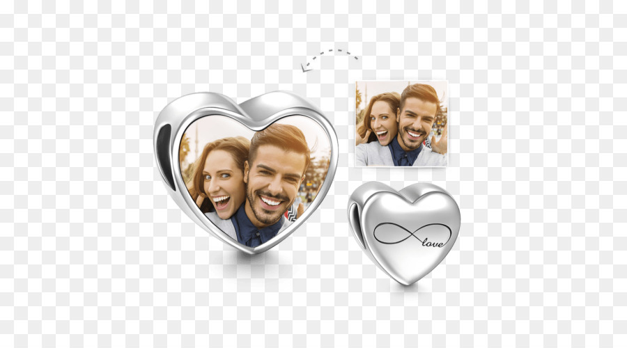 Cadre Photo En Forme De Coeur，Amour PNG