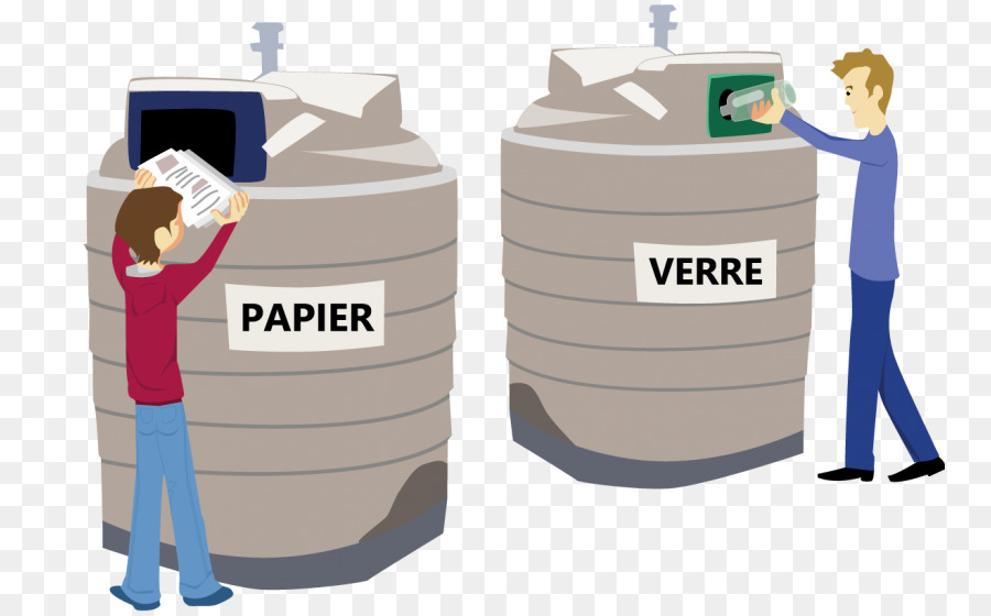 Bacs De Recyclage，Papier PNG