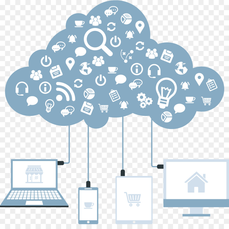 Le Cloud Computing，Nuage De Communication PNG
