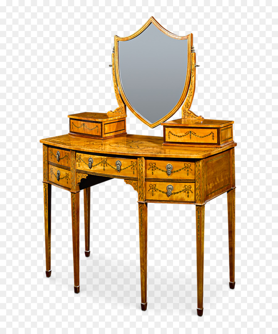 Vanité En Bois，Miroir PNG