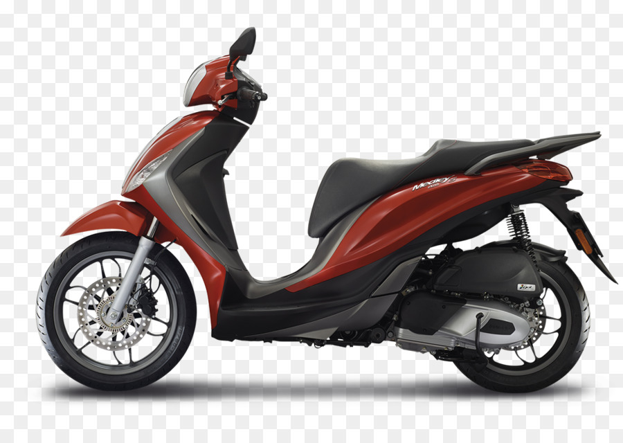 Moto Rouge Et Noire，Scooter PNG