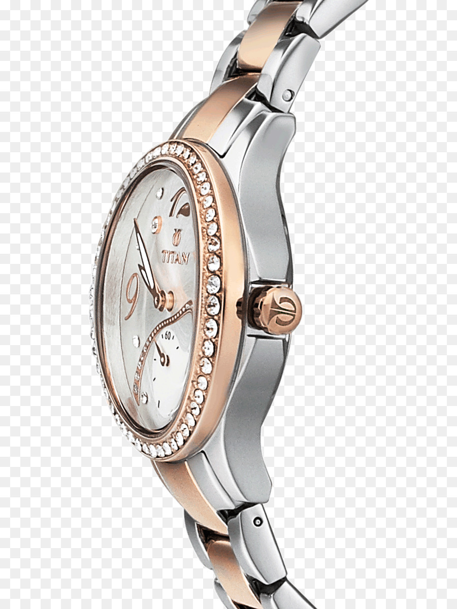 Montre En Argent Et Or Rose，Montre PNG