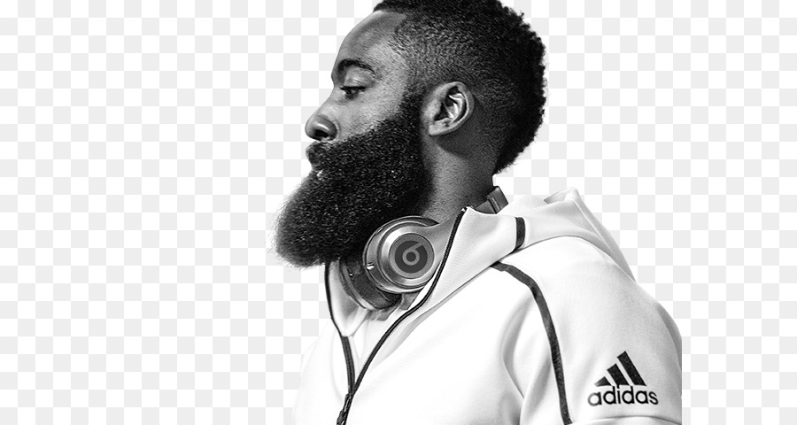 Homme Avec Des écouteurs，Barbe PNG