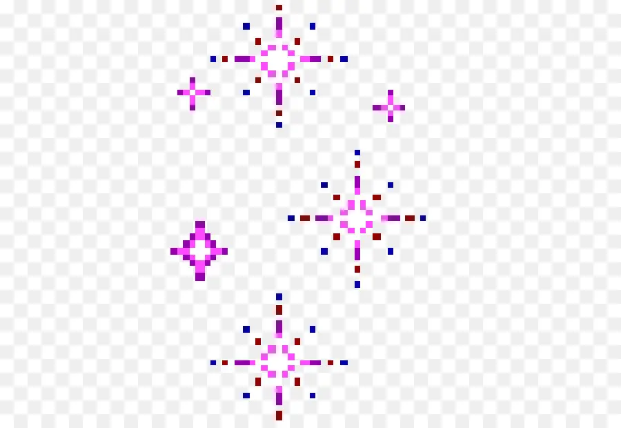 étoiles De Pixels，Rose PNG