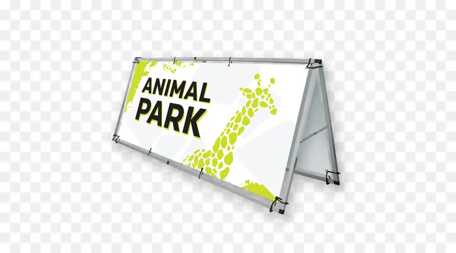 Panneau Du Parc Animalier，Girafe PNG