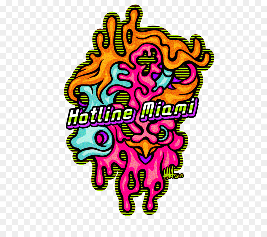 Hotline Miami，Logo PNG