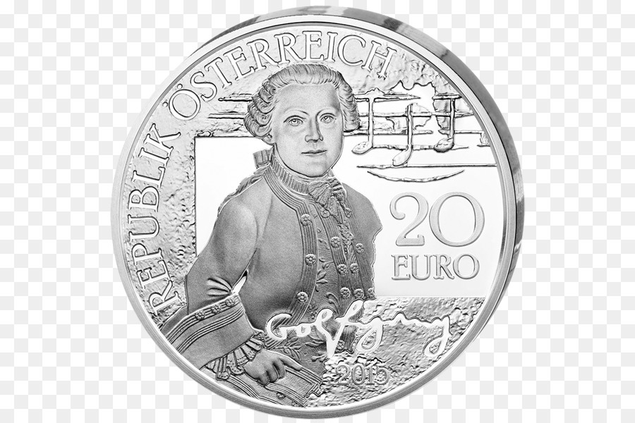 Pièce De Monnaie，Wolfgang Amadeus Mozart PNG