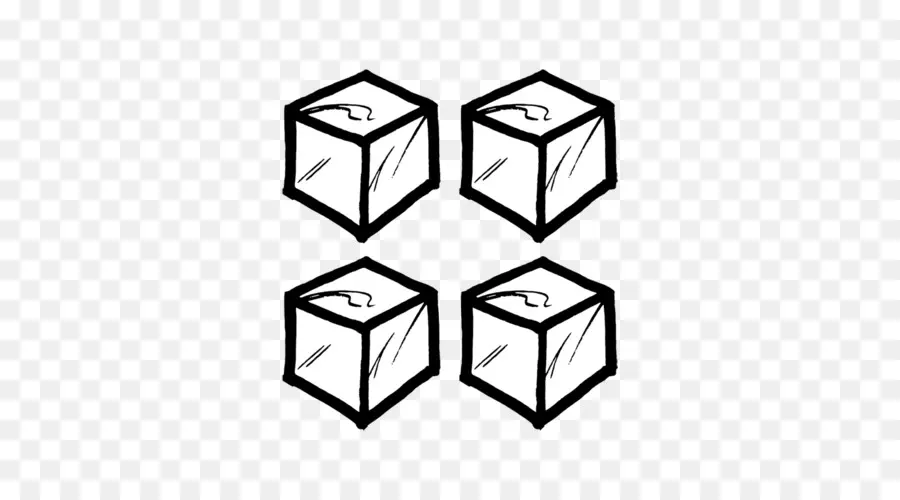 Cube De Glace，Dessin PNG