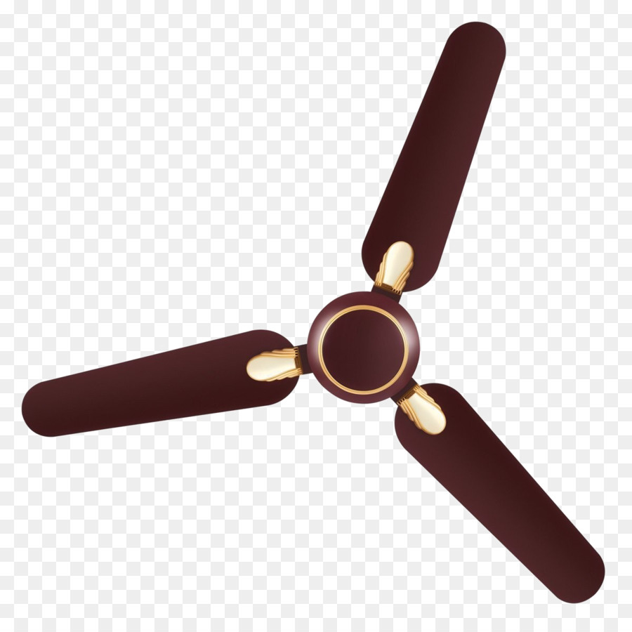 Ventilateur De Plafond，Brun PNG