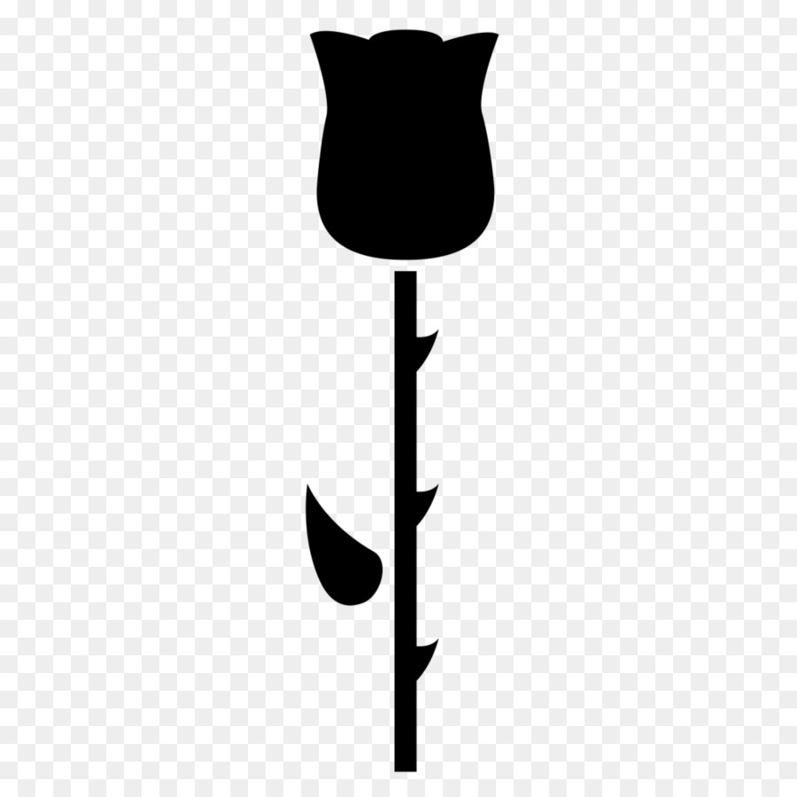 Rose Noire，Silhouette PNG