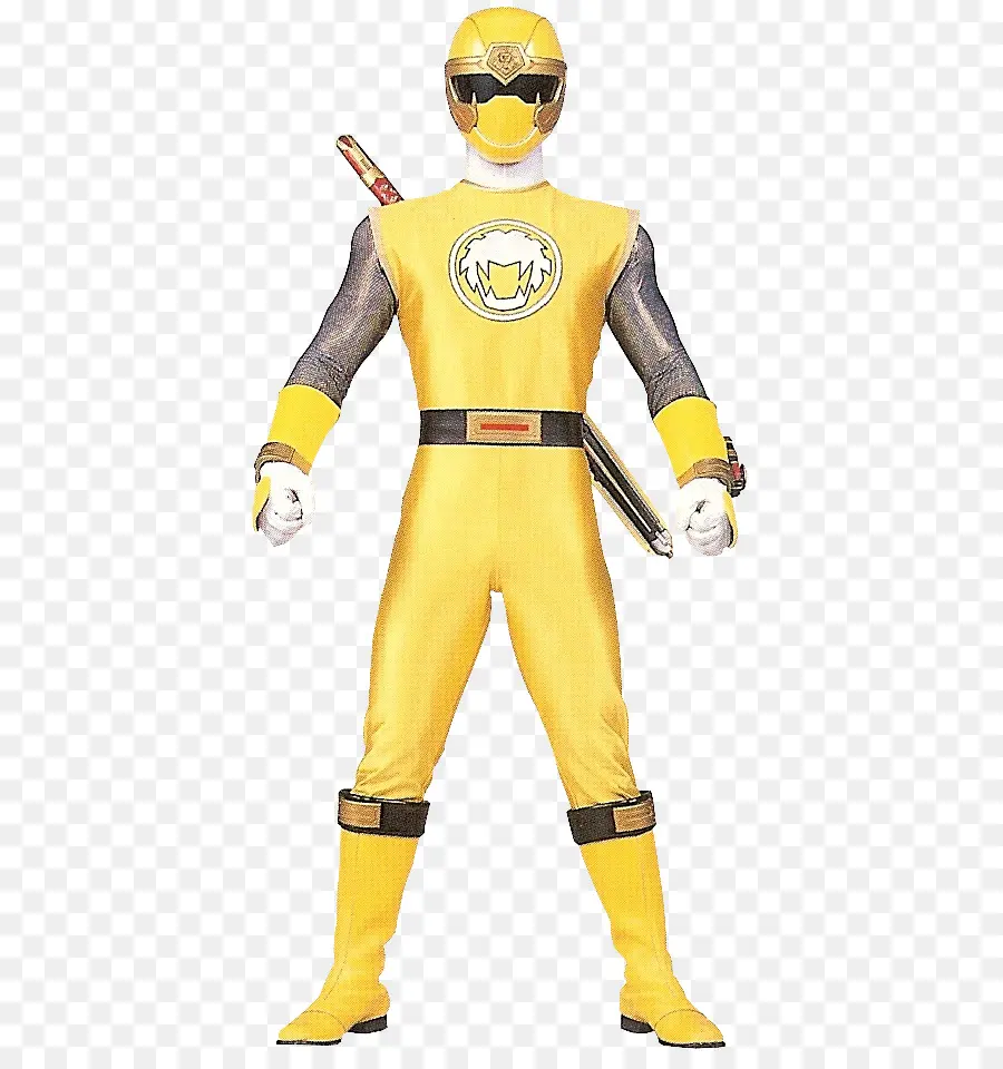 Power Ranger Jaune，Super Héros PNG