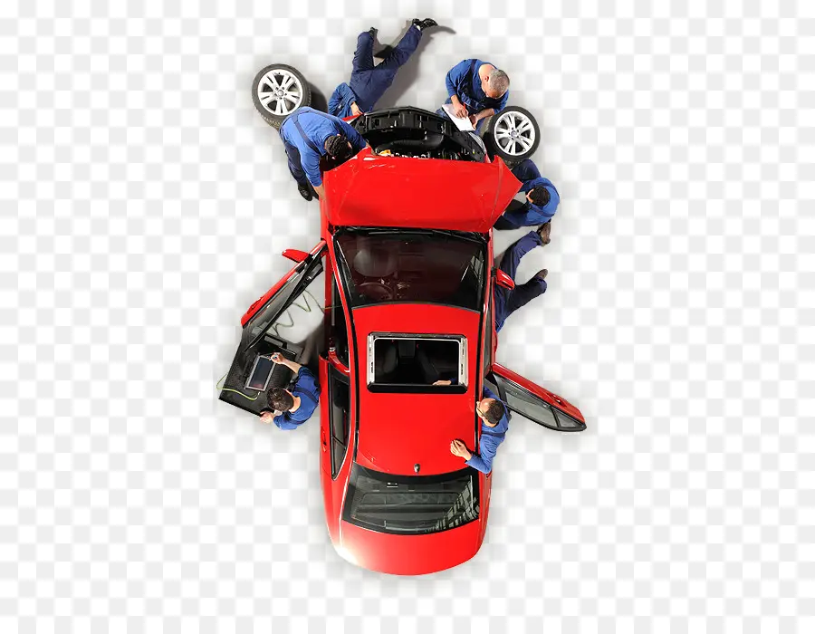 Voiture Rouge，Mécanique PNG