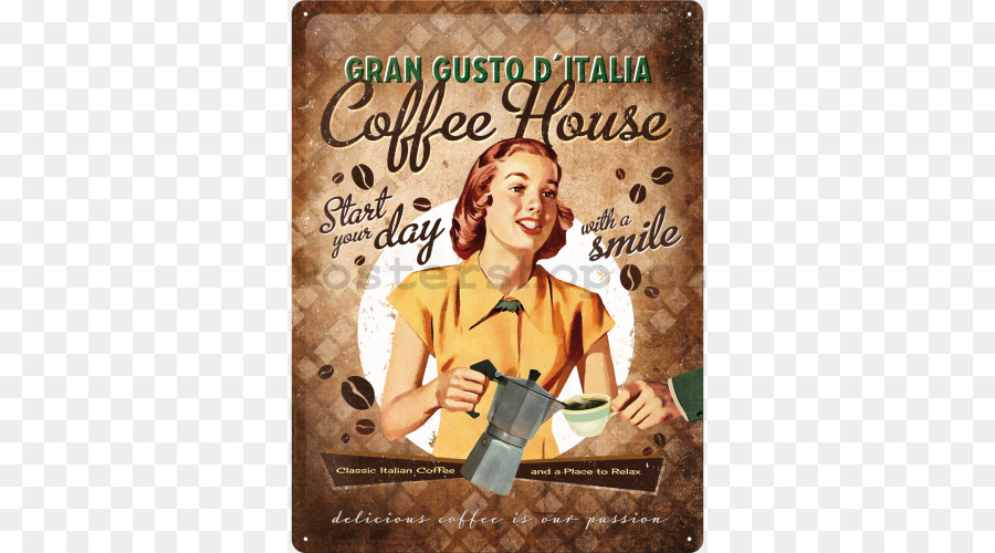 Affiche De Café，Ancien PNG