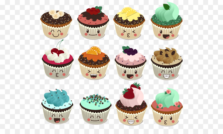 Cupcake，Petit Four PNG