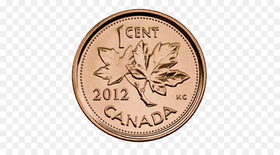 Penny Canadien，Feuille D'érable PNG