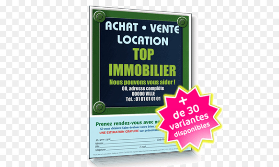 Flyer，Immobilier PNG