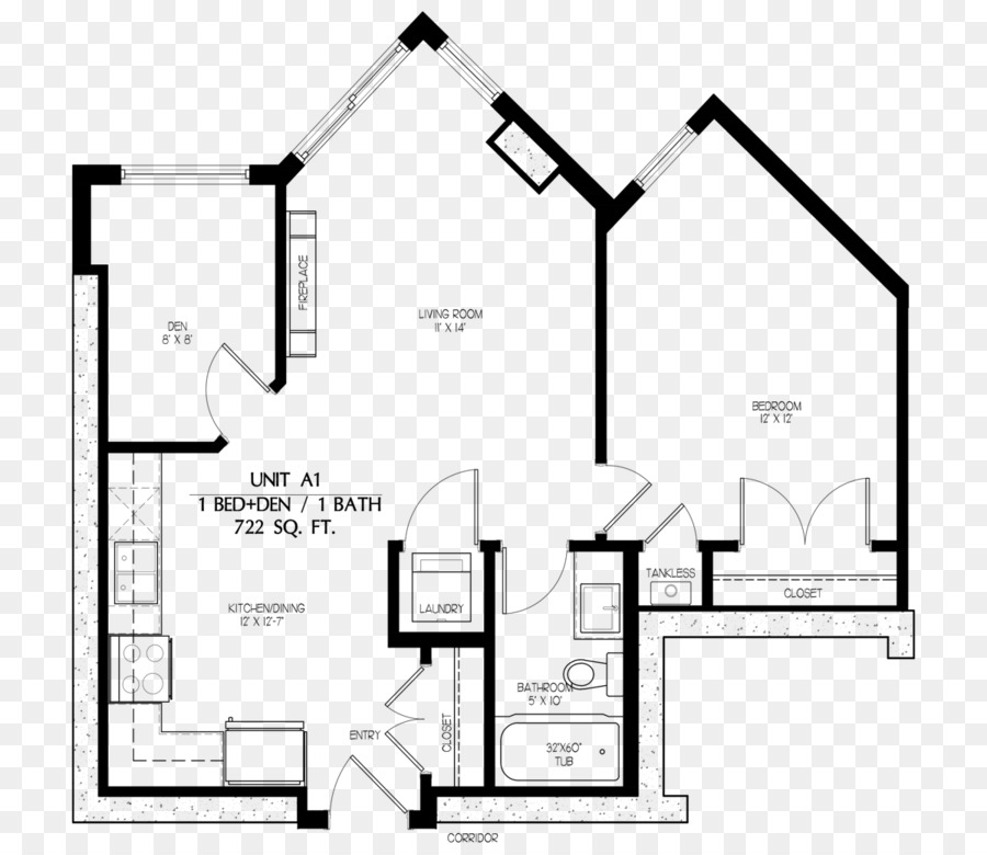 Plan D'étage De L'appartement，Mise En Page PNG