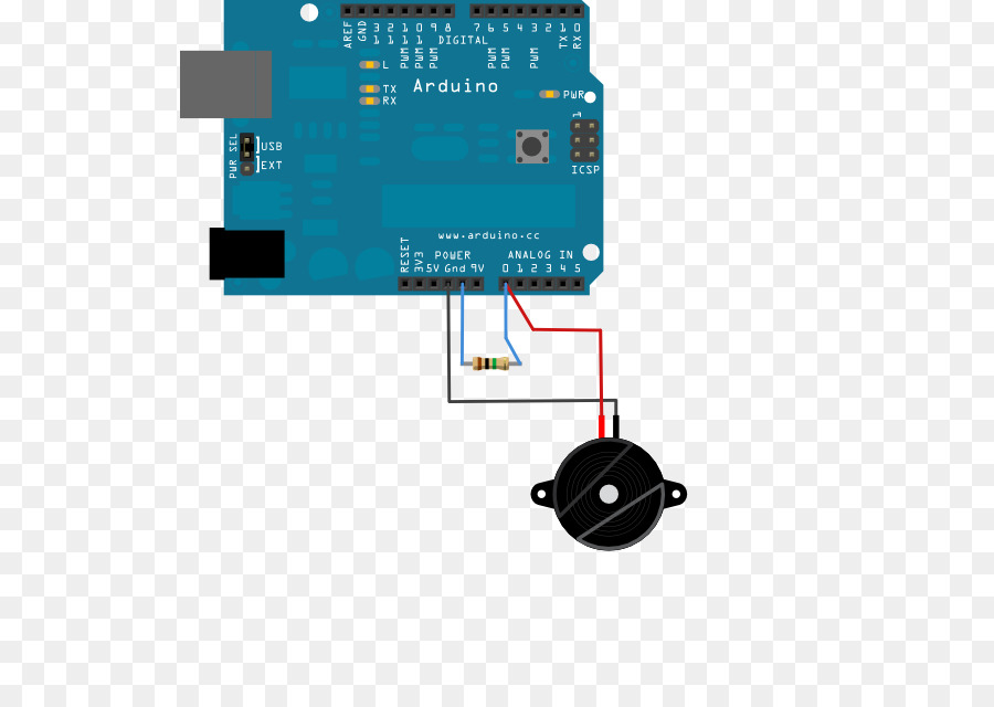 Arduino，Capteur Piézoélectrique PNG