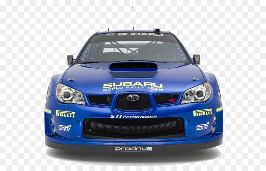 Voiture De Rallye Bleue，Subaru PNG