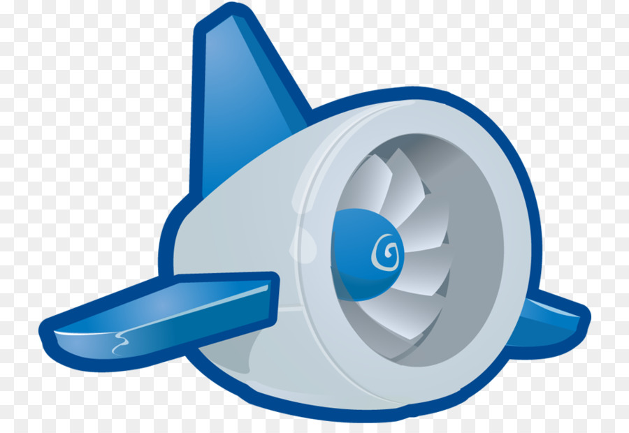 Avion De Dessin Animé，Bleu PNG