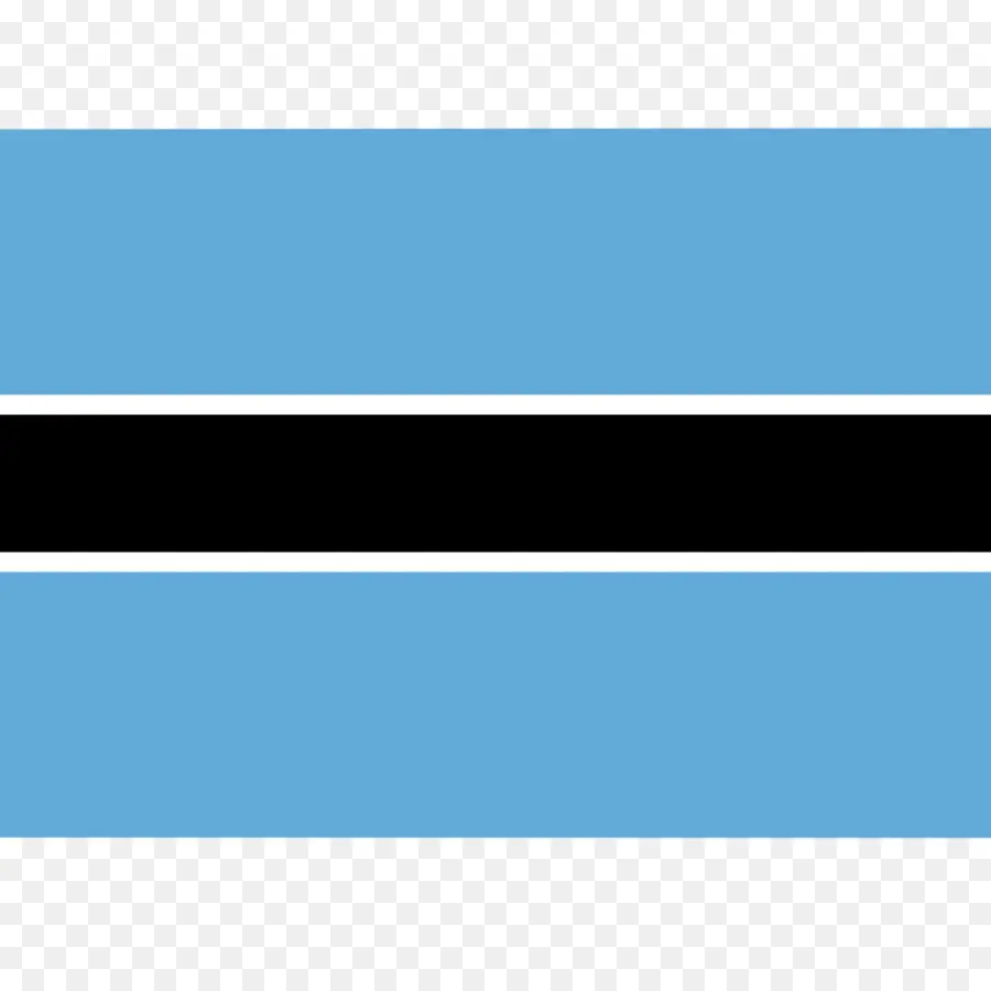 Drapeau Du Botswana，Bleu PNG